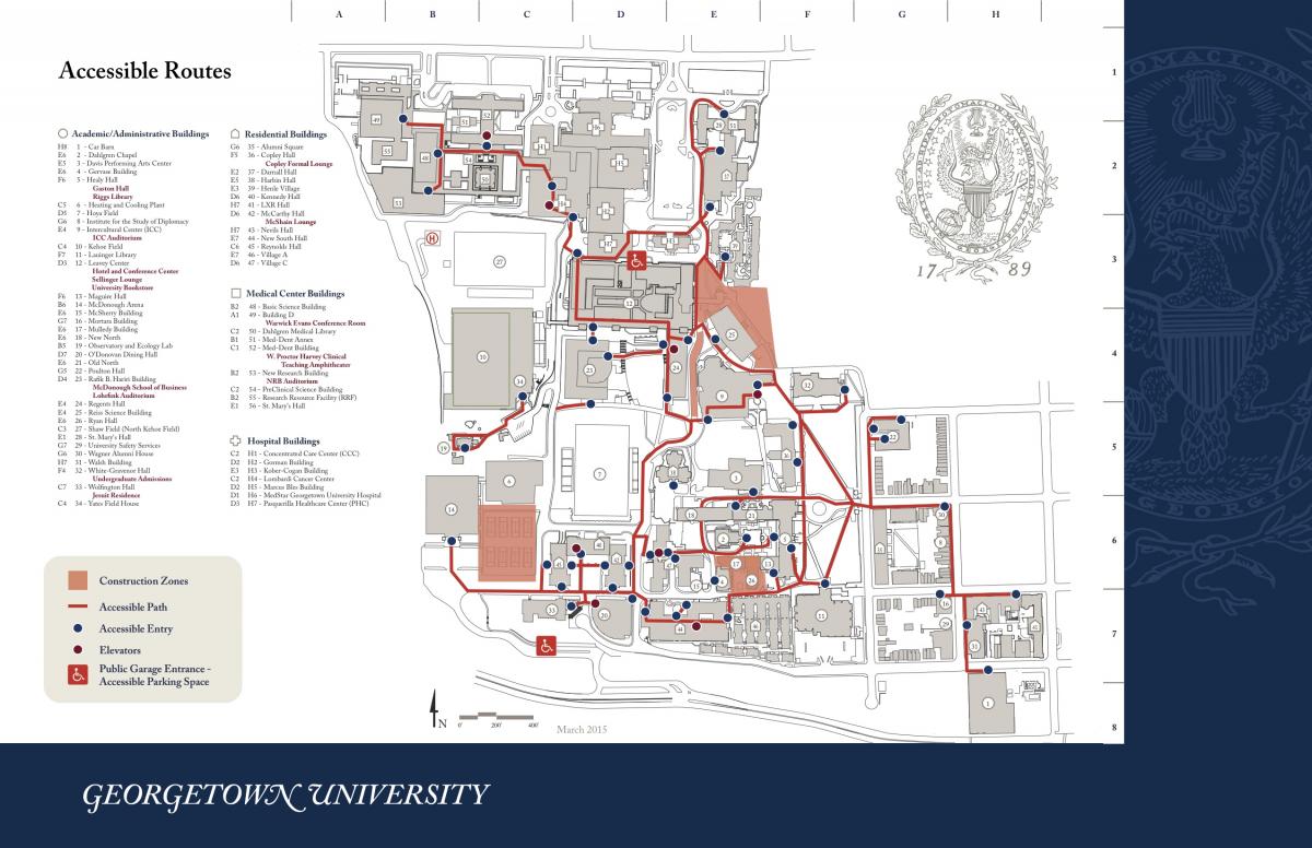 10 Georgetown Maps To Navigate Campus