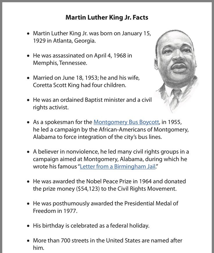 12 Dr. Martin Luther King Jr. Day Facts To Know