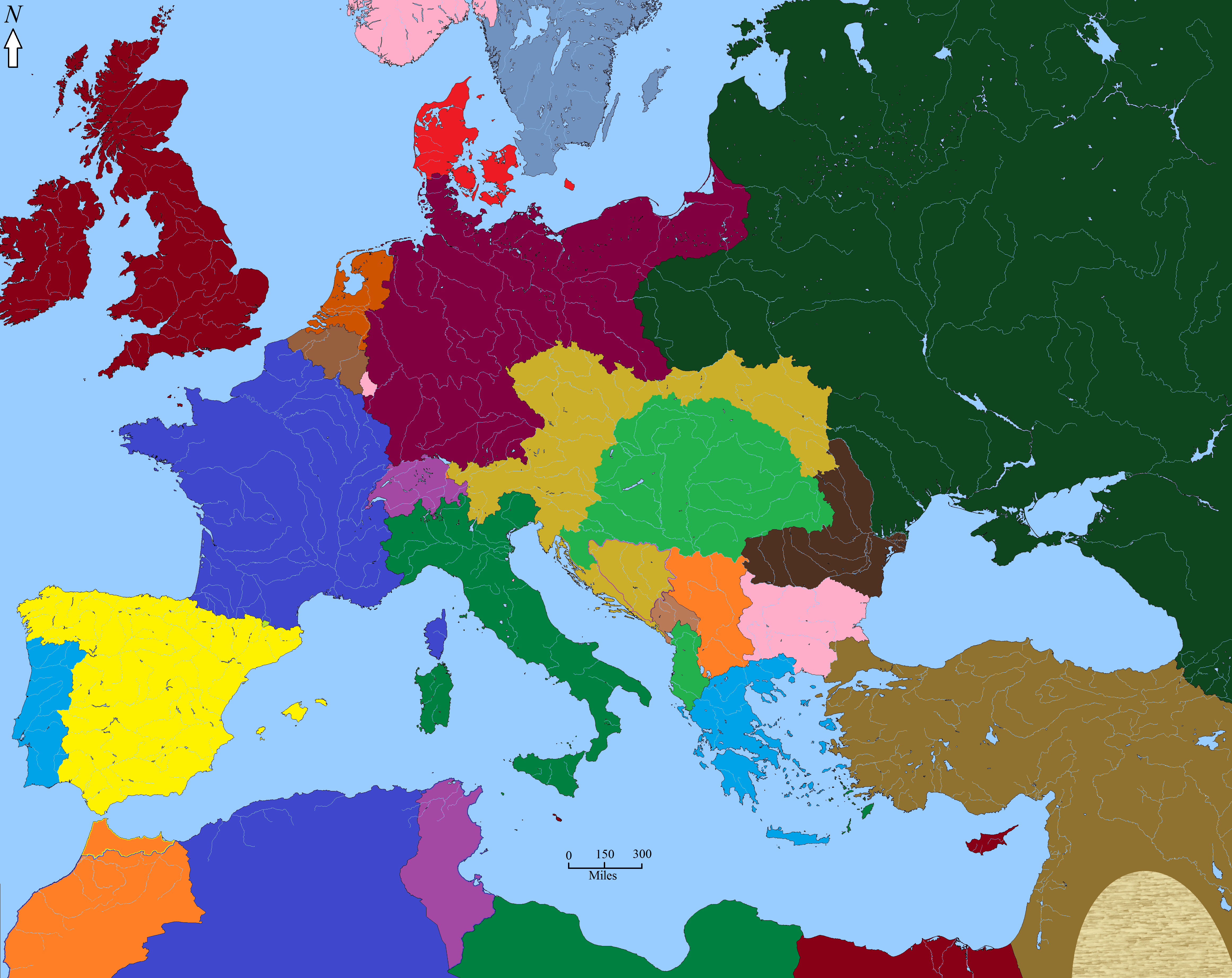 1914 Europe Map: Historic Borders Revealed