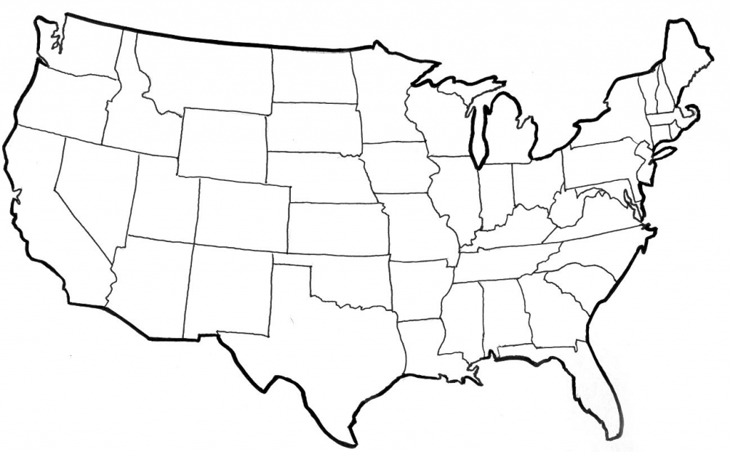 50 States Map No Words