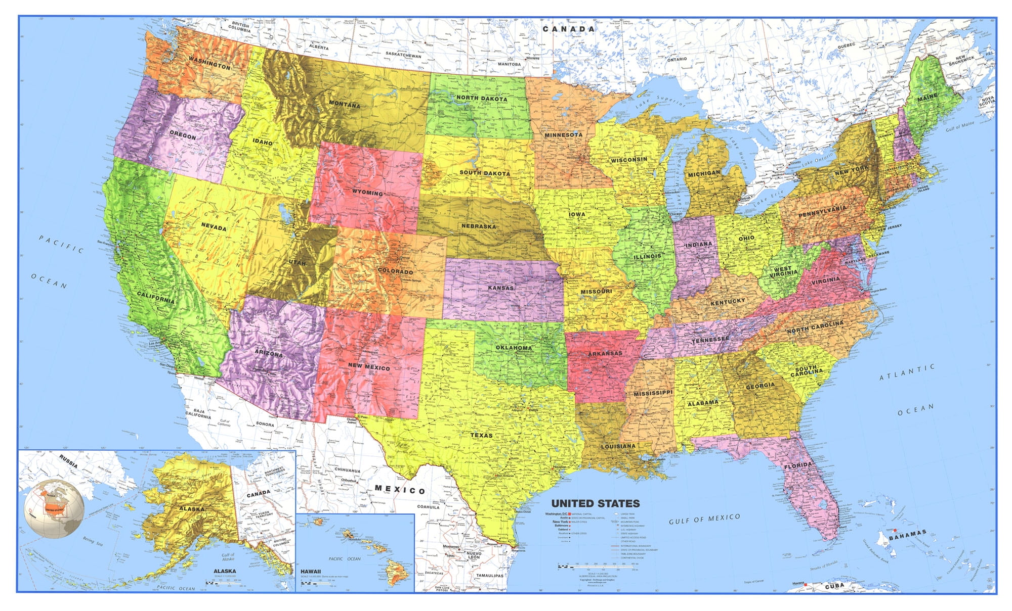 A Comprehensive Guide To The United States Exploring The States Through Maps World Map Flags