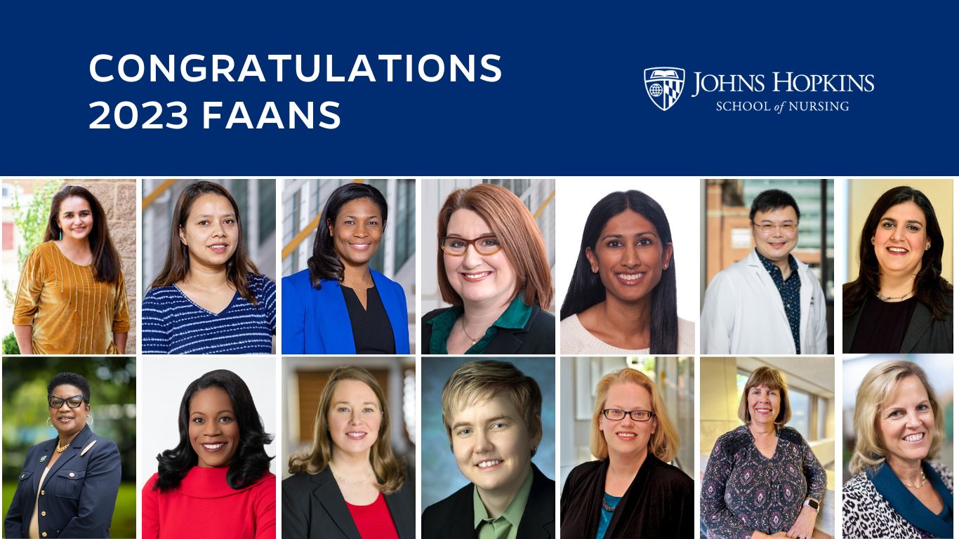 American Academy Of Nursing Fellows From The Johns Hopkins School Of