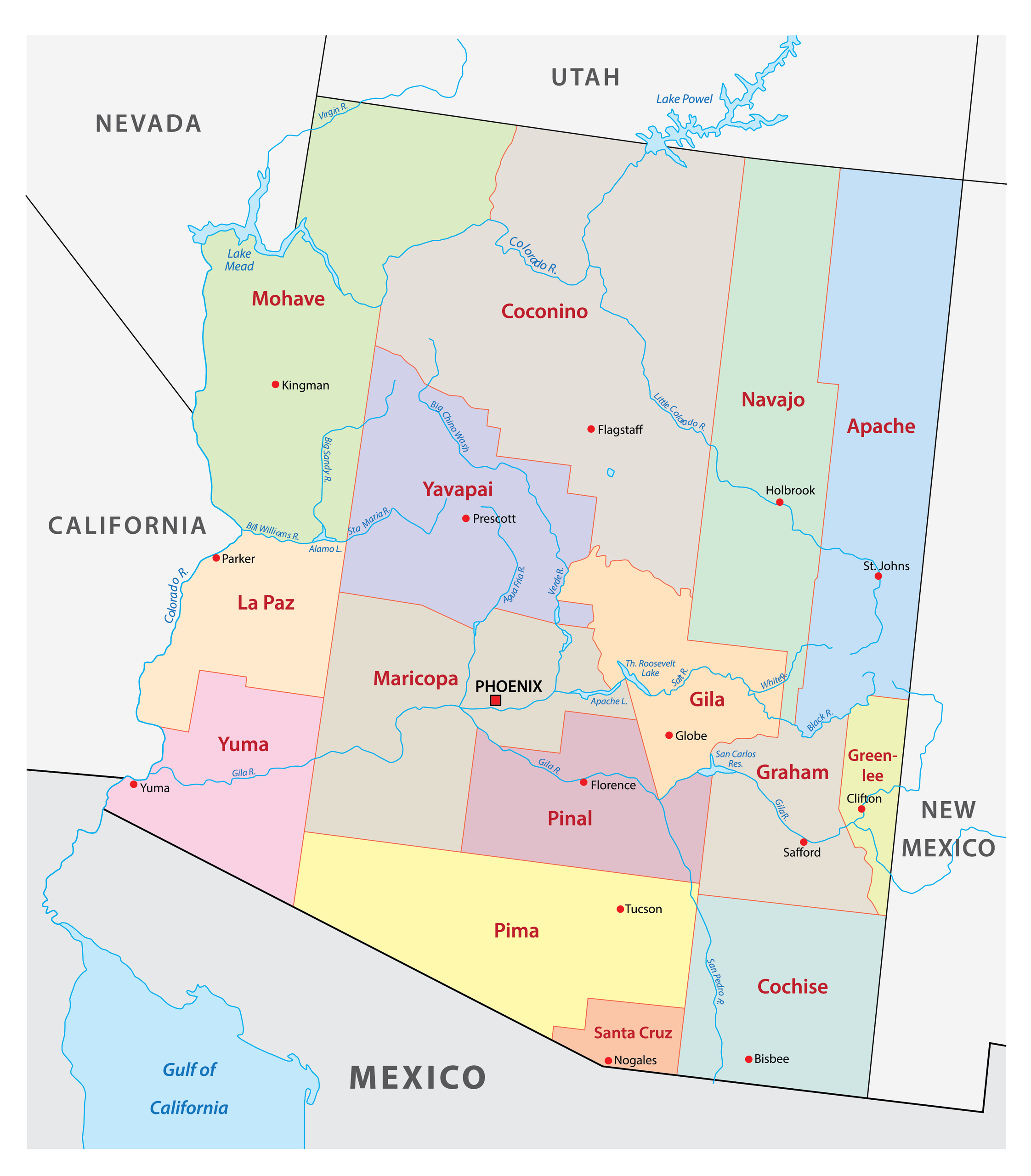 Arizona Maps Facts World Atlas