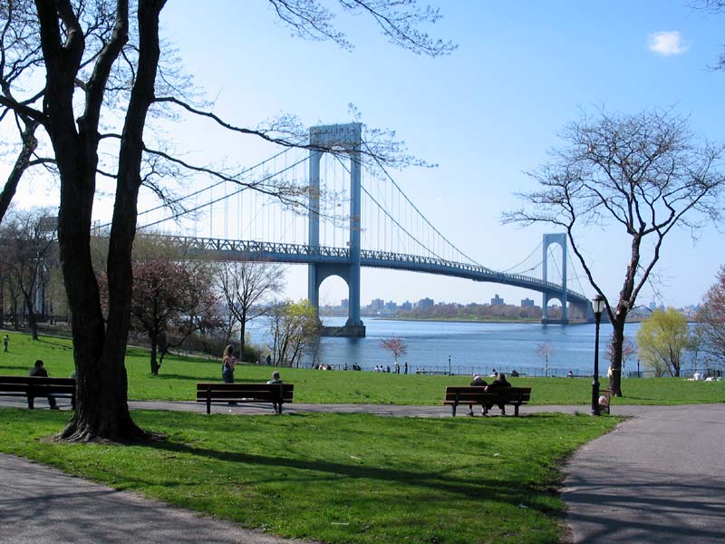 Bronx Whitestone Bridge Between Queens And The Bronx New York City