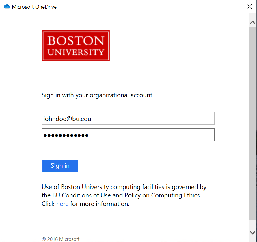 Bu Email Login