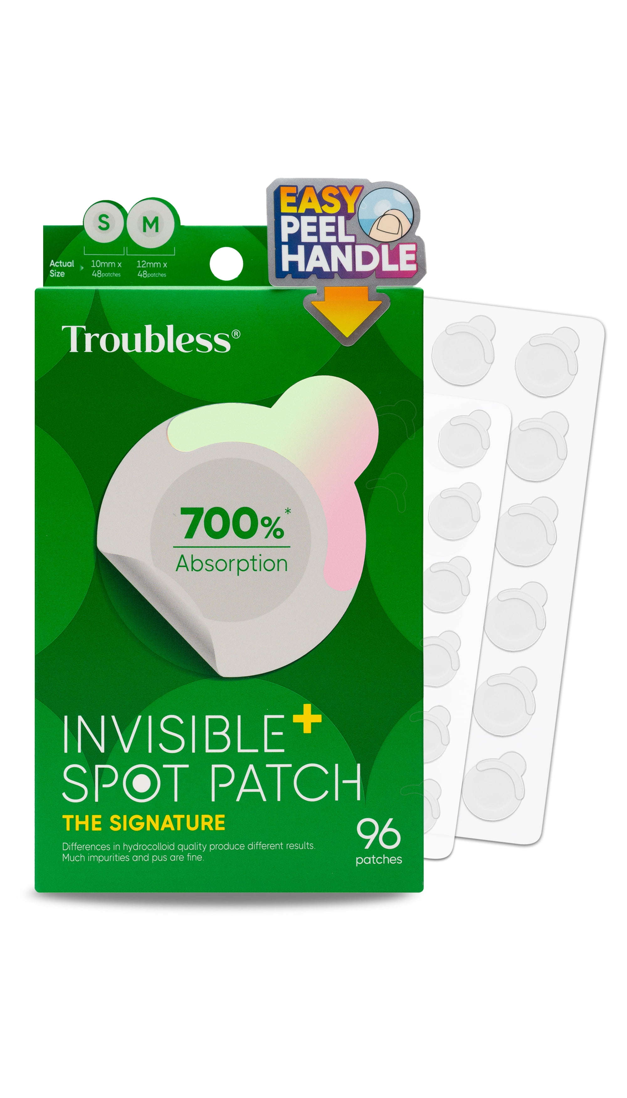 Buy Troubless Invisible Hydrocolloid Acne Patch The Signature Ultra