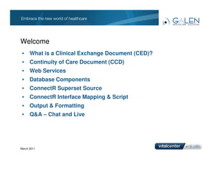 Clinical Exchange Document Interface Webcast