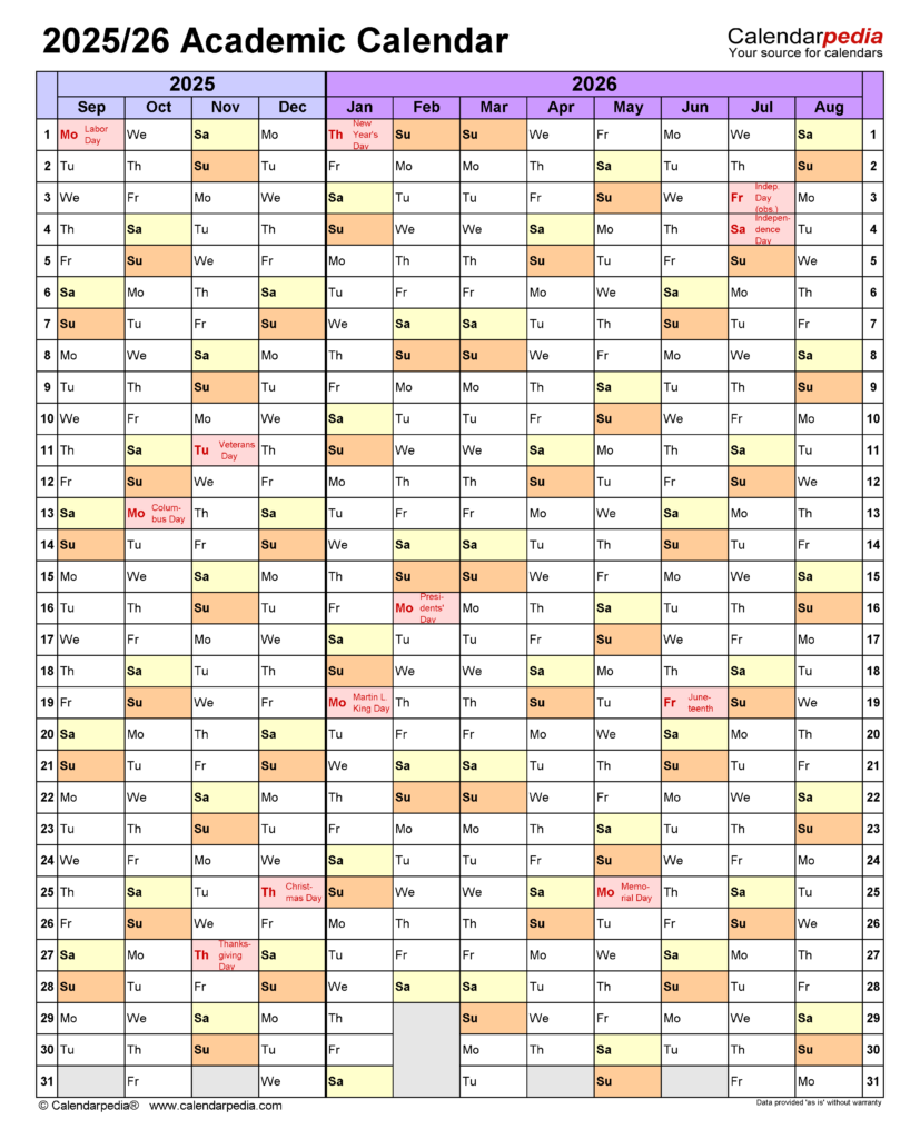 Duke University Academic Calendar 2025 2026