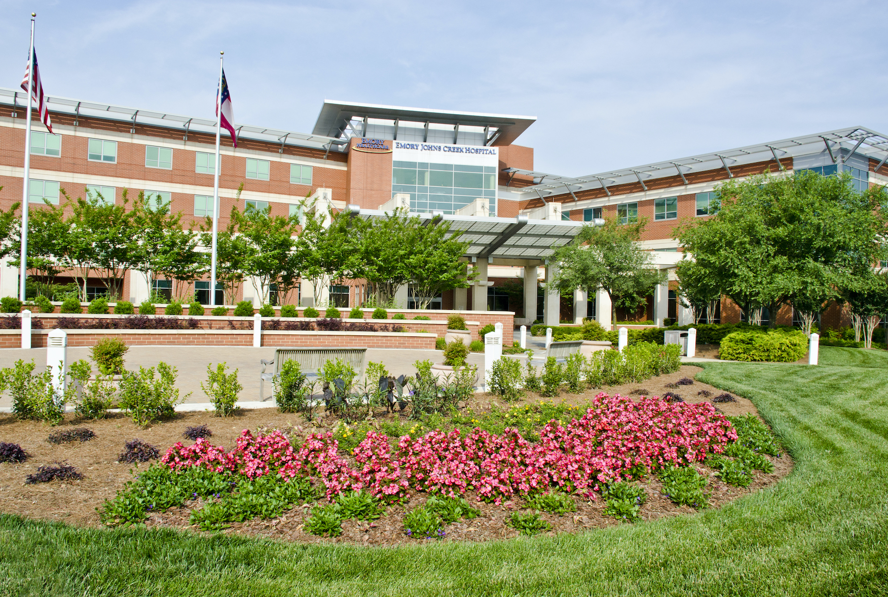 Emory Johns Creek Hospital Landscaping Portfolio Yellowstone Landscape