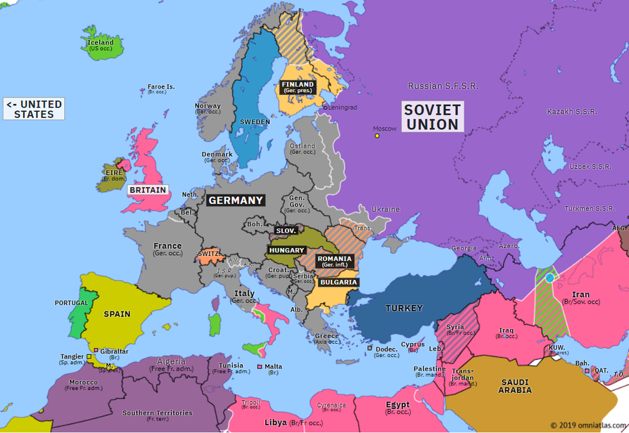 Europe Map Prior To Ww2