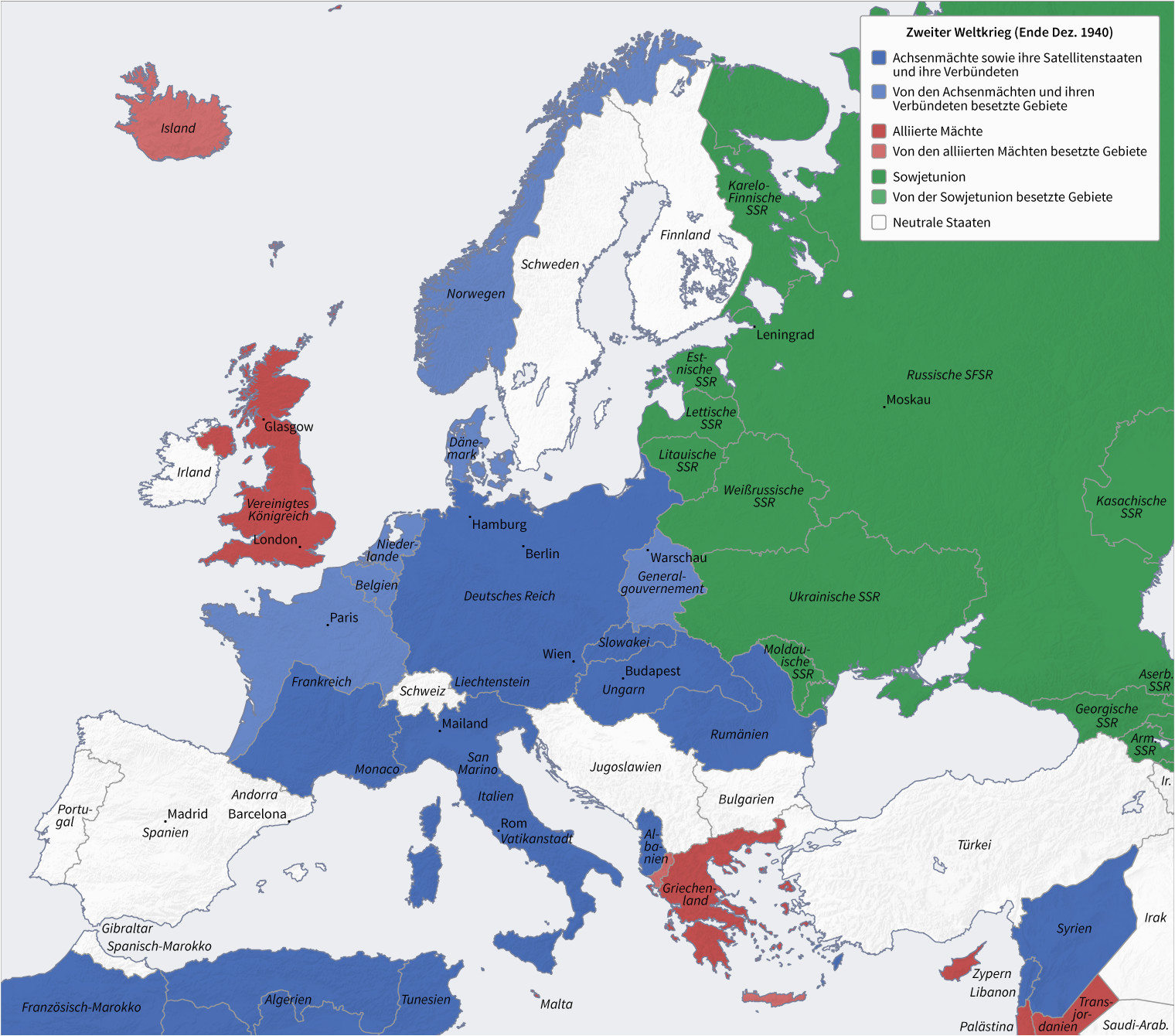 European Map After Ww2