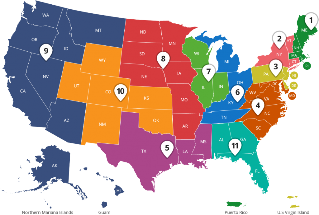 Federal Circuit Court Map