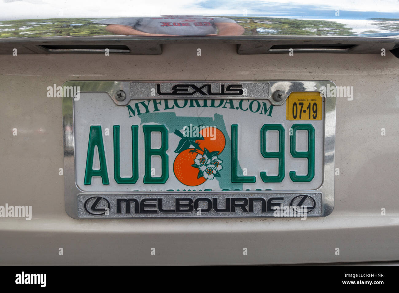 Florida State License Plate