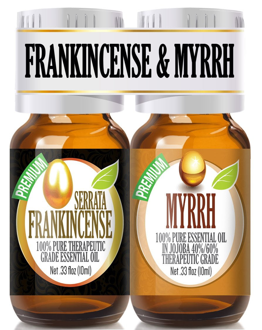 Frankincense And Myrrh Essential Oil Combo Pack 100 Pure Best