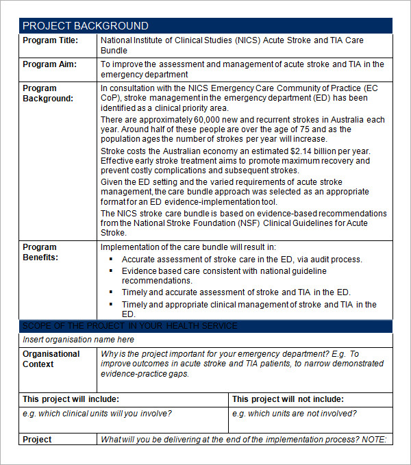 Free 12 Sample Research Project Templates In Pdf Ms Word