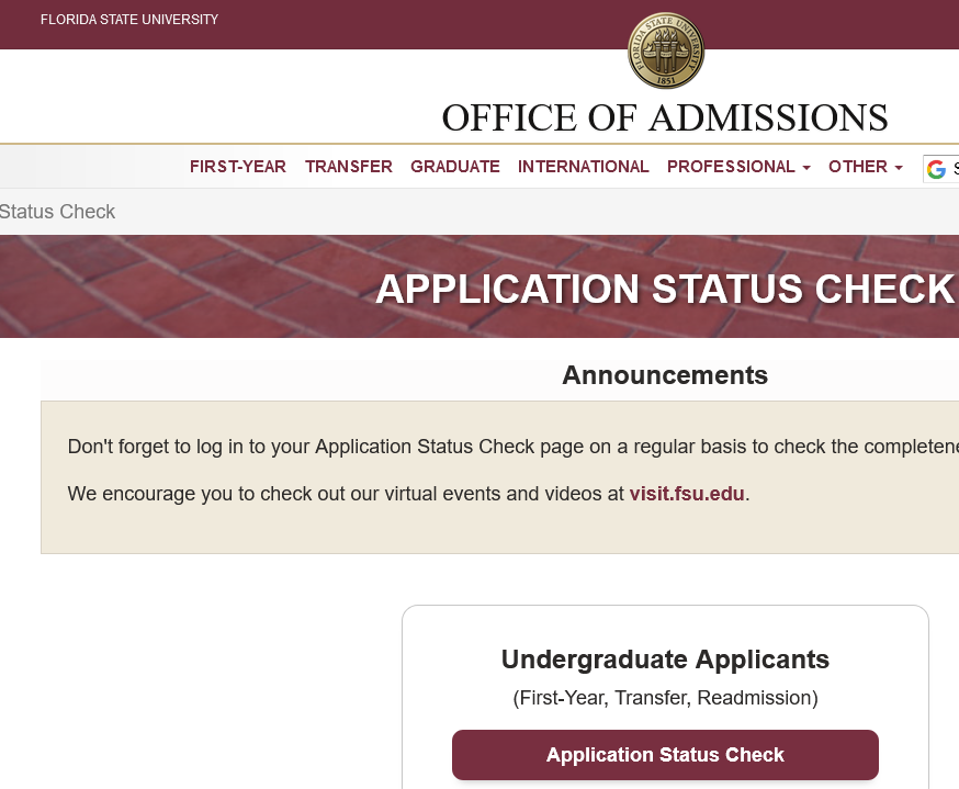 Fsu Application Portal: Easy Admission