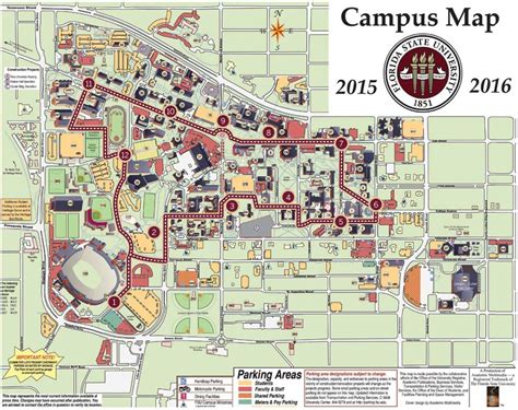 Fsu Main Campus Map