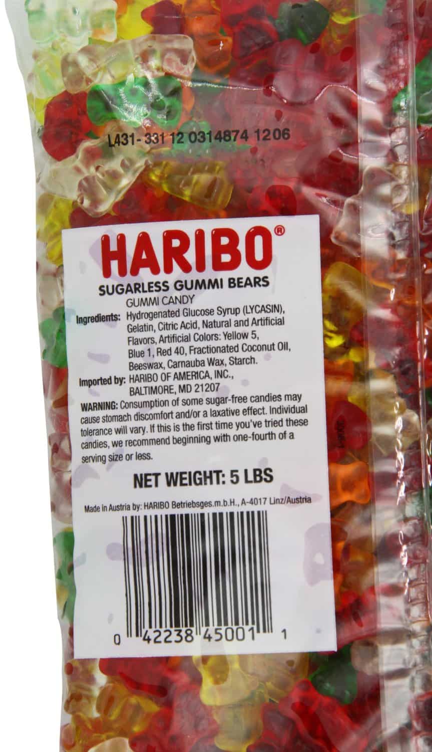 Haribo Sugar Free Classic Gummi Bears Noveltystreet