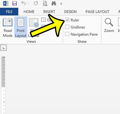 How To Show The Ruler In Word 2013 Live2tech