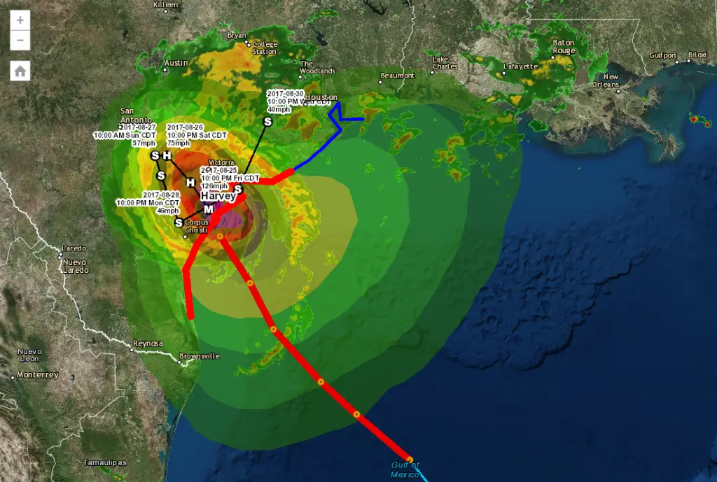 Hurricane Tropical Cyclone Public Information Map Vivid Maps