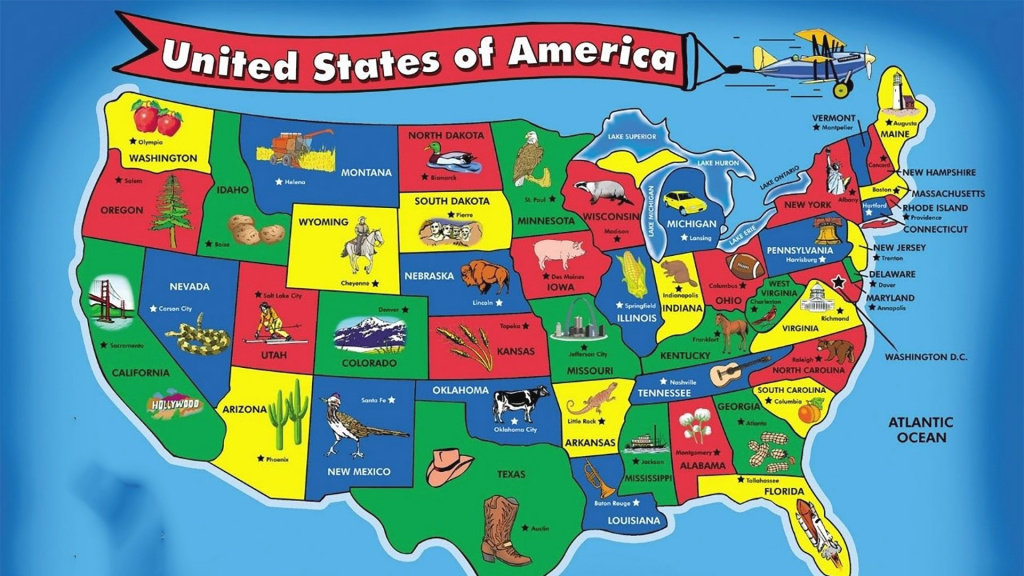 Learn Usa States And Capitals 50 Us States Map Geography Of United