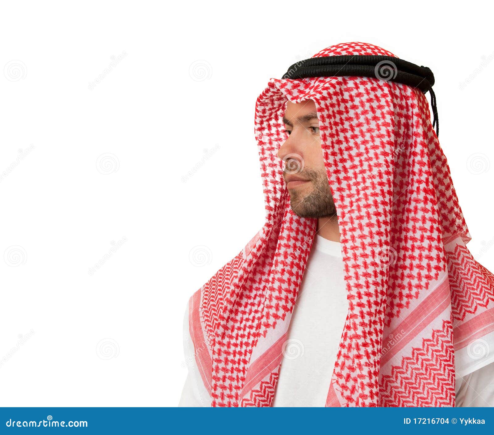 Man In Arabic Headdress Stock Image Image Of Clothing 17216683