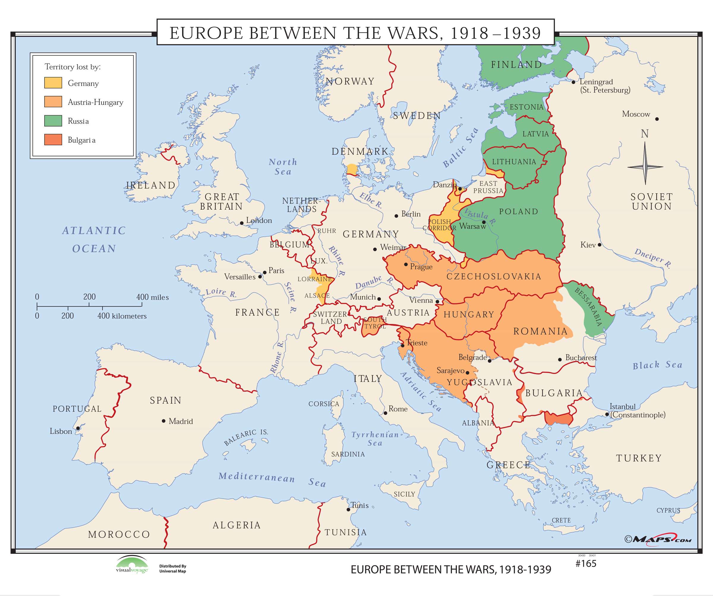 Map Of Europe 1939