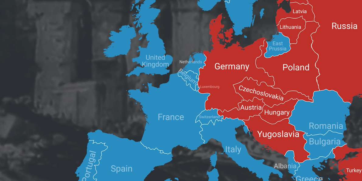 Map Of Europe After Ww2: Borders Changed Forever