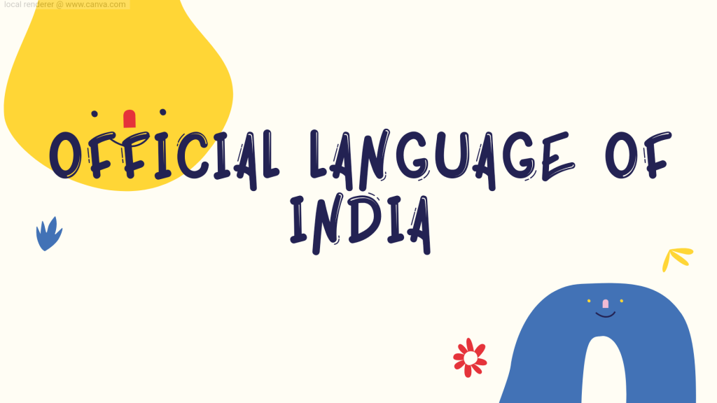 Official Language Of India