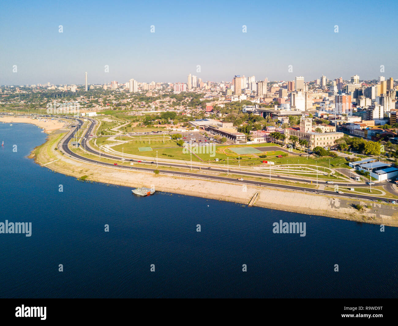 Paraguay Aerial View Capital City Stock Photos Paraguay Aerial View