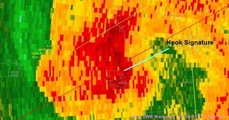 Photos Radar Images Of Tornado That Hit Verona