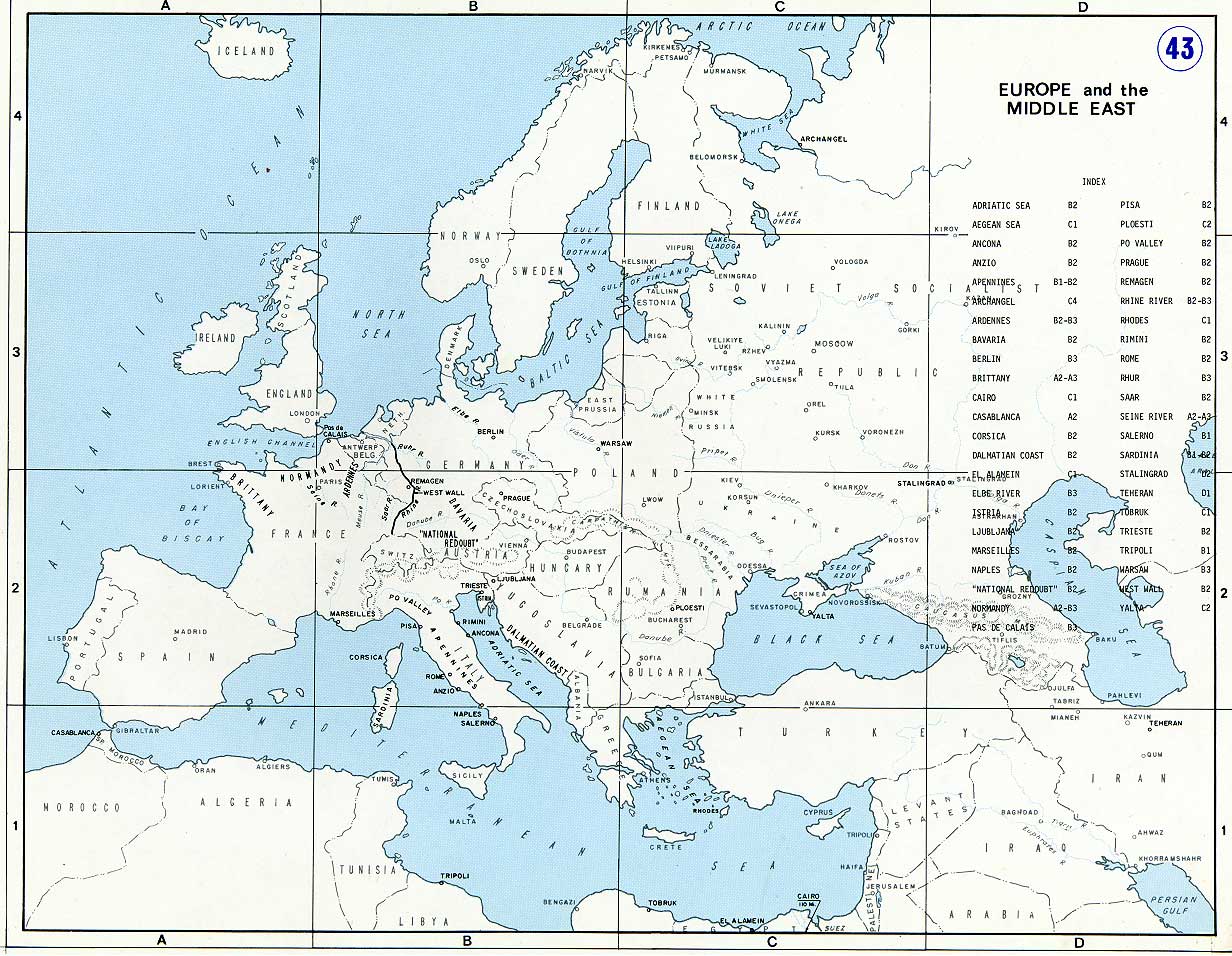 Pre World War 2 Map