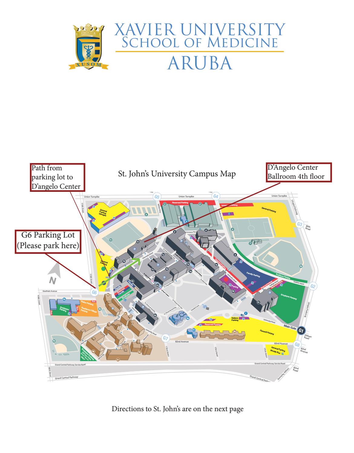 Queens Campus Map By Xavier University School Of Medicine Issuu