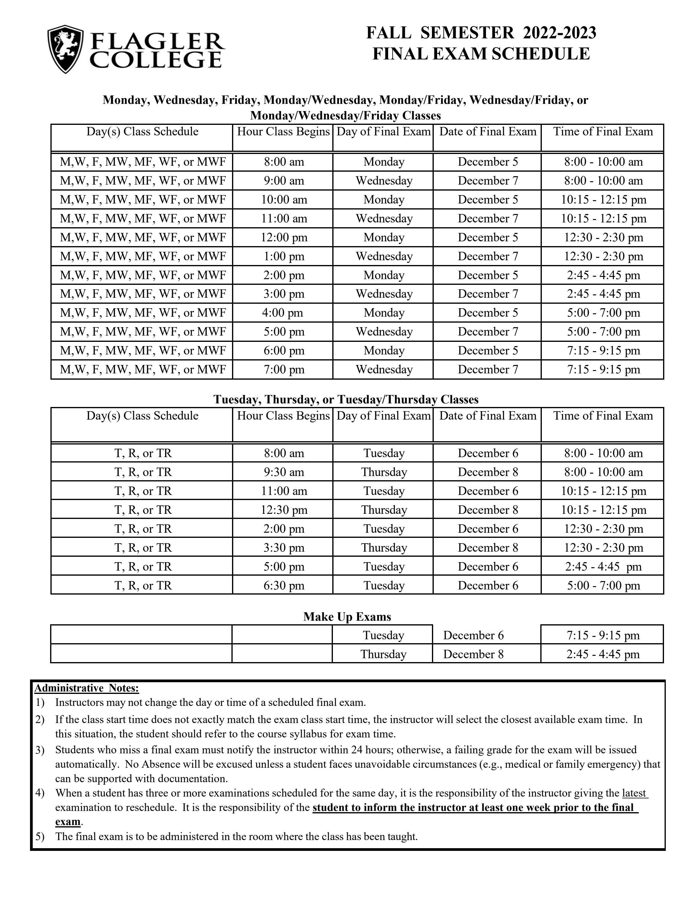 Sbu Fall 2025 Final Exam Schedule Arnoldo N Medina