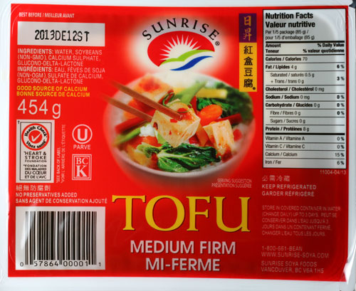 Silken Tofu Nutrition