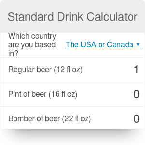 Standard Drink Calculator