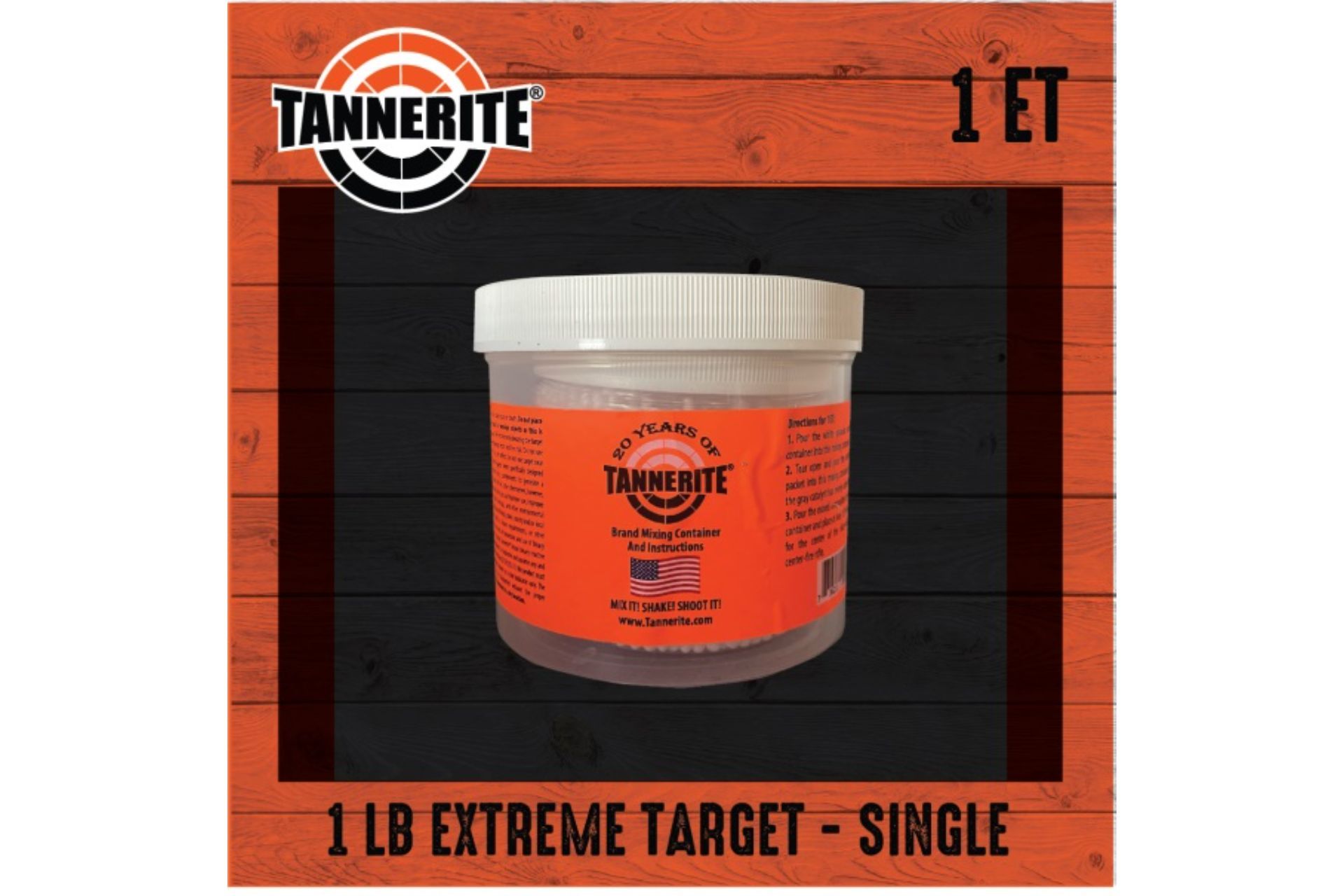 Tannerite Single Exploding Target 1 Lb Md 1Et 11123471