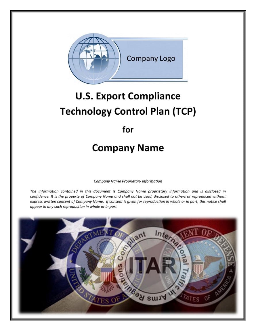 Technology Control Plan Definition