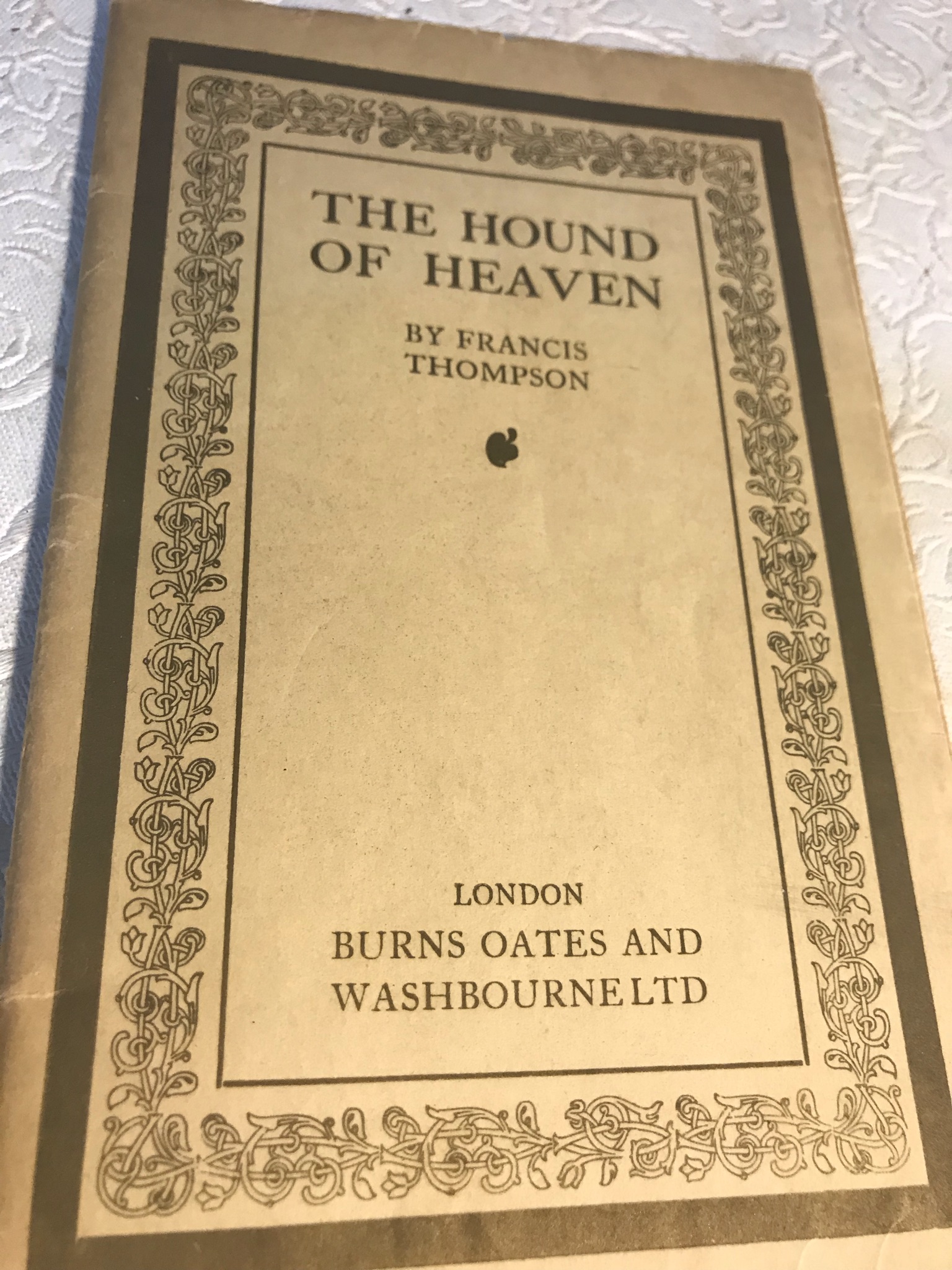 The Hound Of Heaven By Francis Thompson Hardcover 1979 Kubik Fine