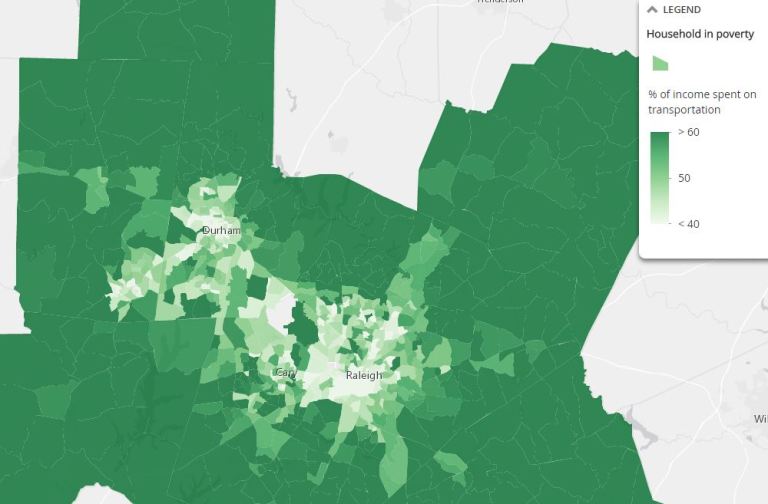 Transportation Affordability In North Carolina S Research Triangle