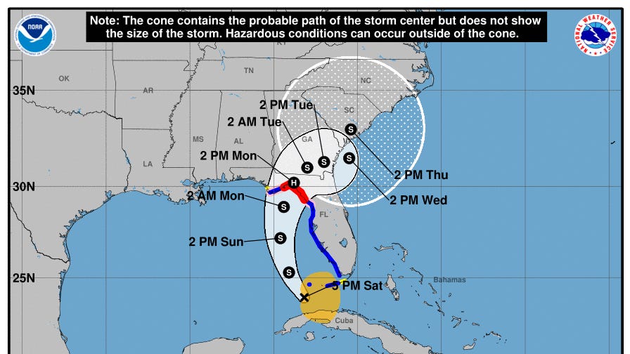 Tropical Storm Debby 2024