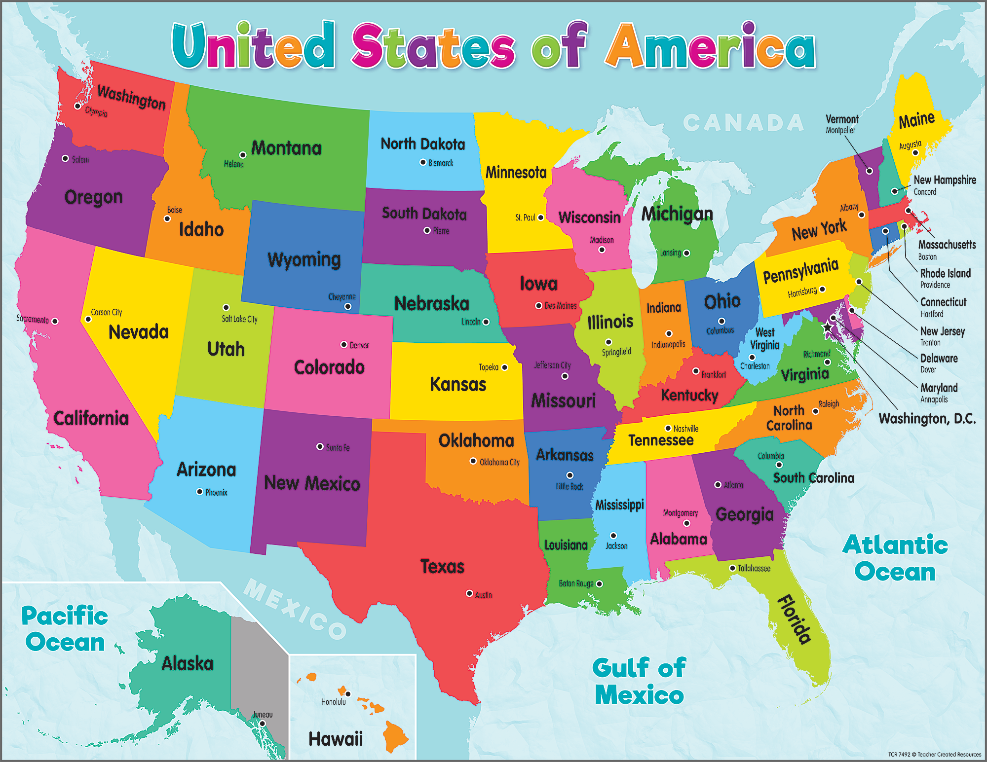 United States Country Map