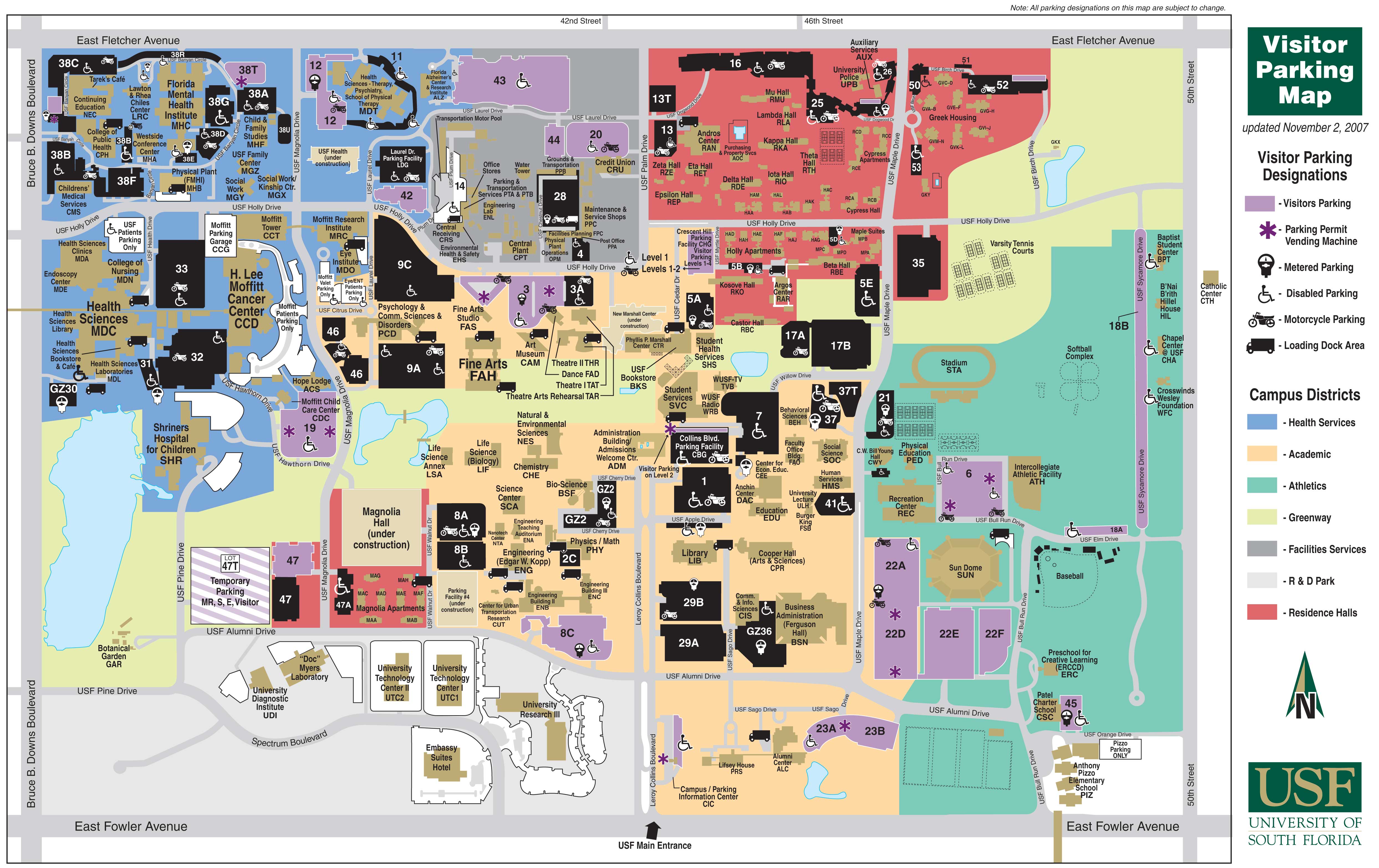 University Of Florida Campus Map