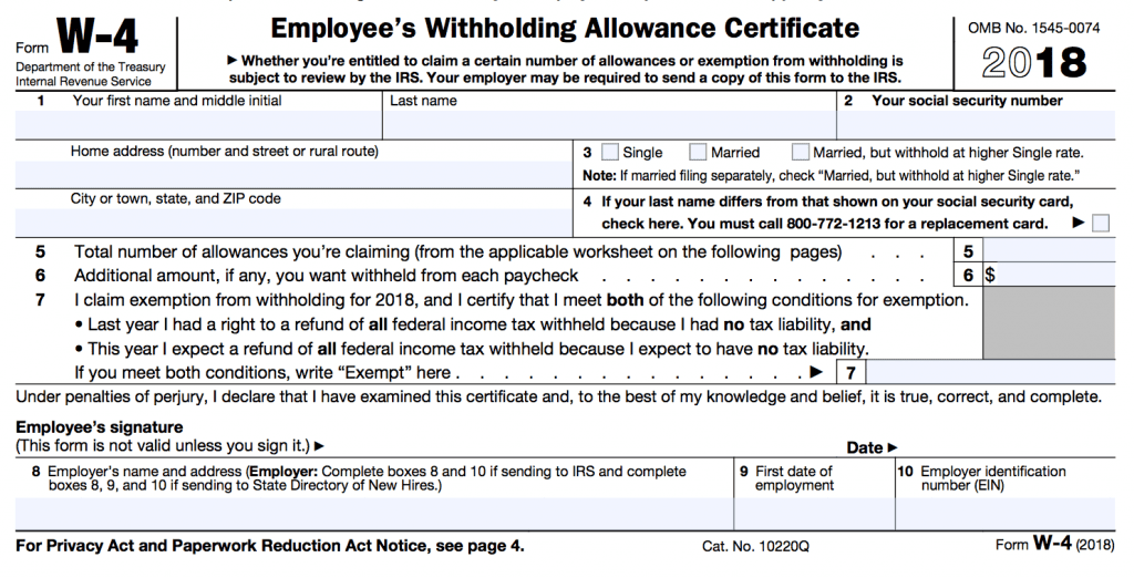 W18 Form Number Of Allowances 18 Things That You Never Expect On W18