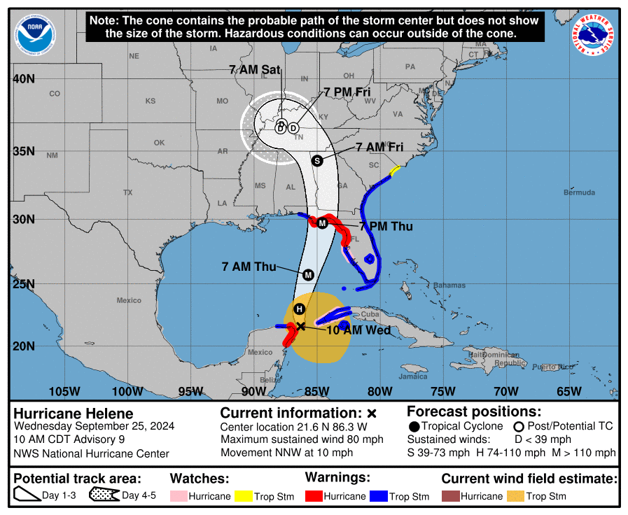 What Category Was Helene When It Hit Florida