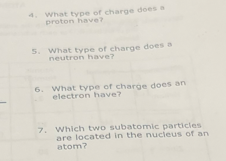 What Charge Does A Neutron Have