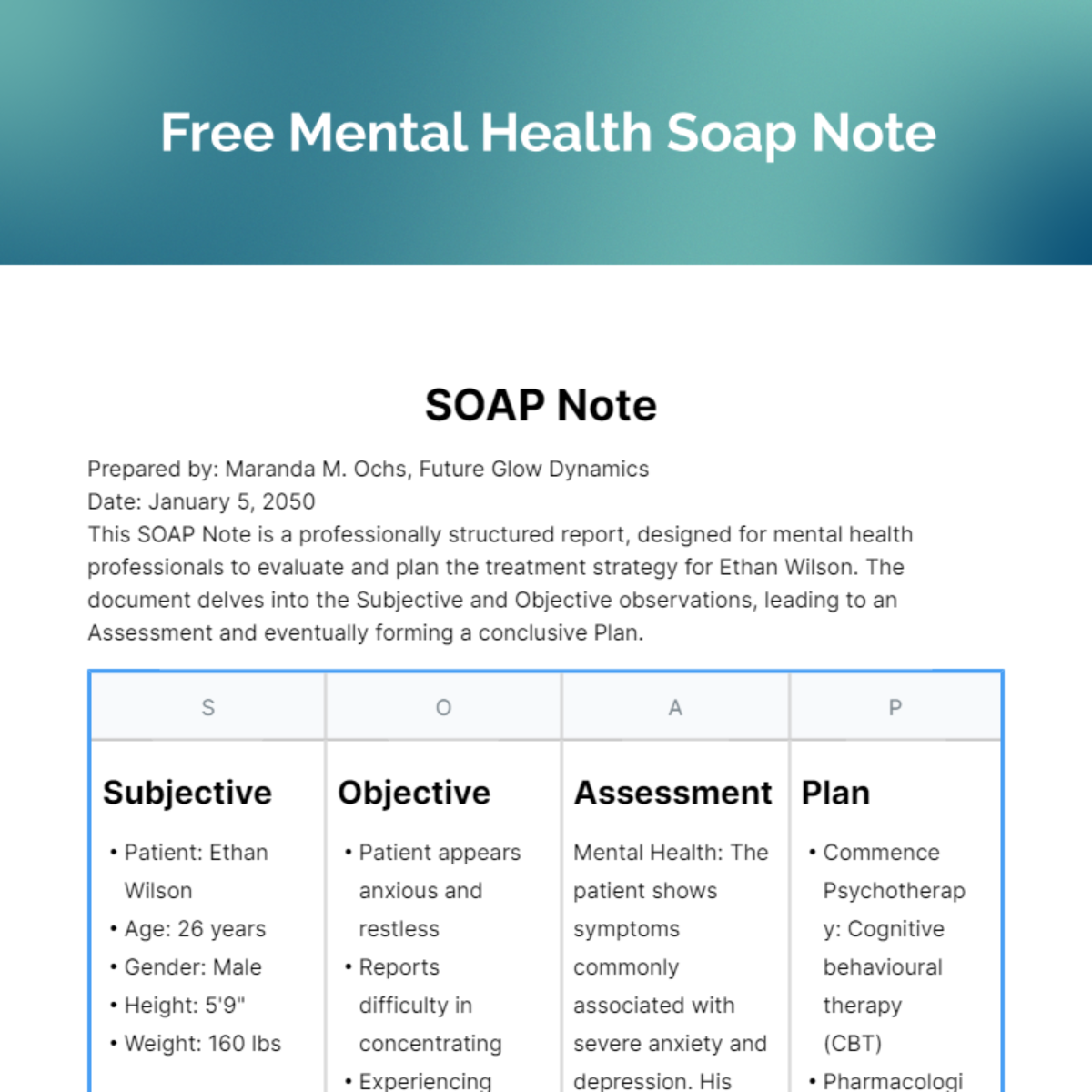 What Is A Soap Note Example? Simplified Template